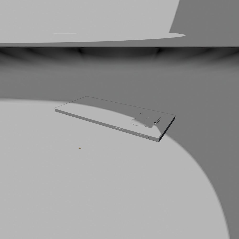 Low poly smartphone phone Low-poly 3D model_12