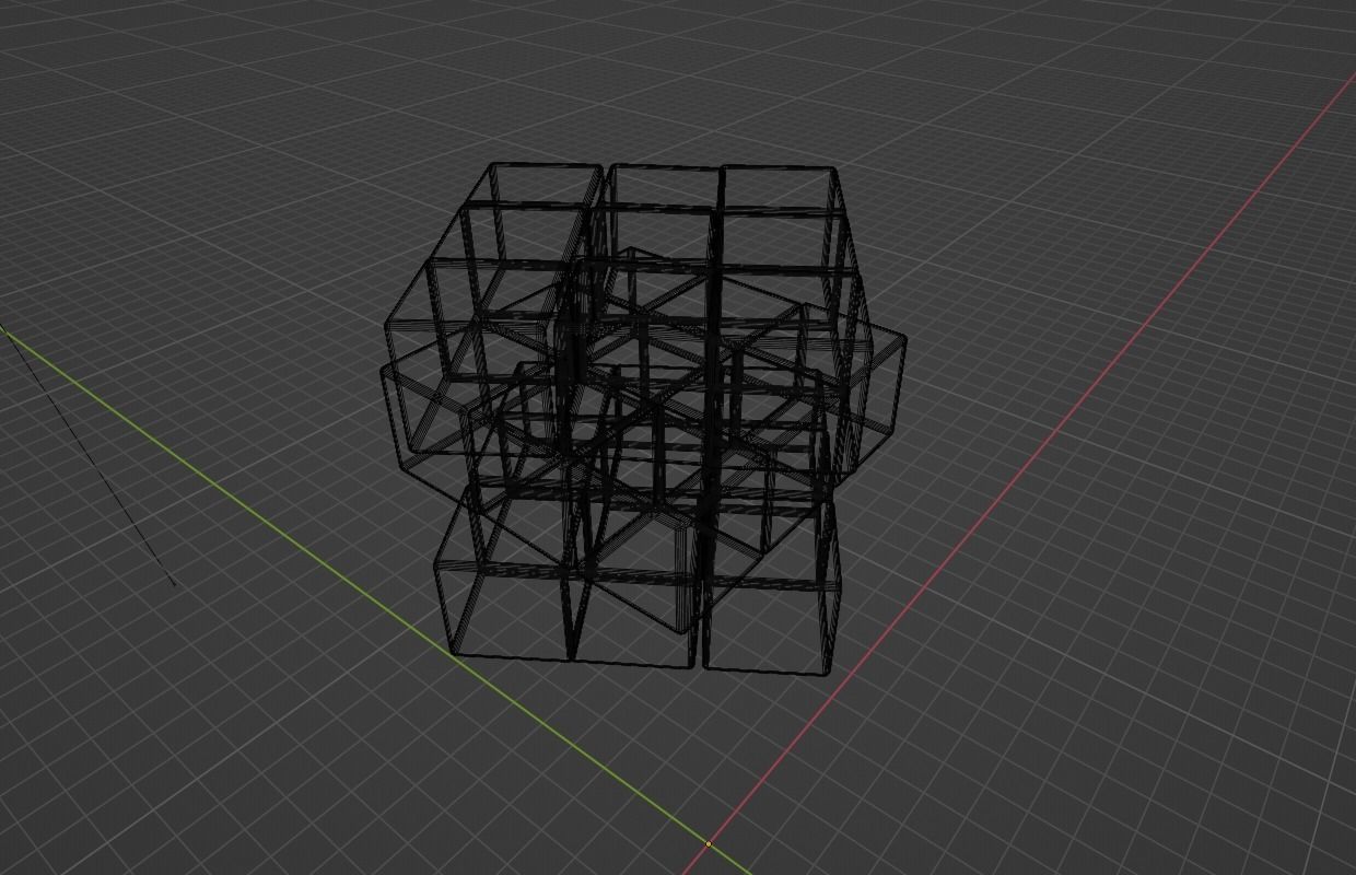  Rubik cube Free low-poly 3D model_11
