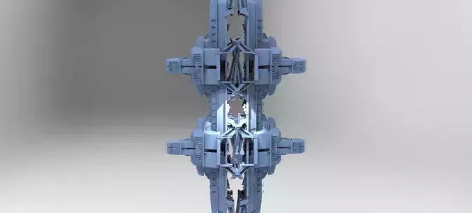 cyberpunk AsianTower Castle Ruin 2