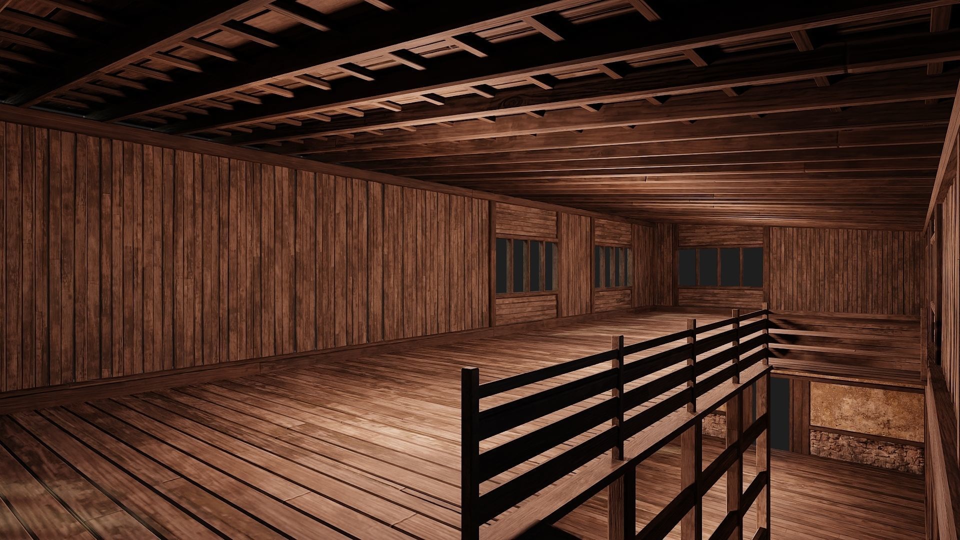 Old Building 4K Textures GameReady 177 Low-poly 3D model_6