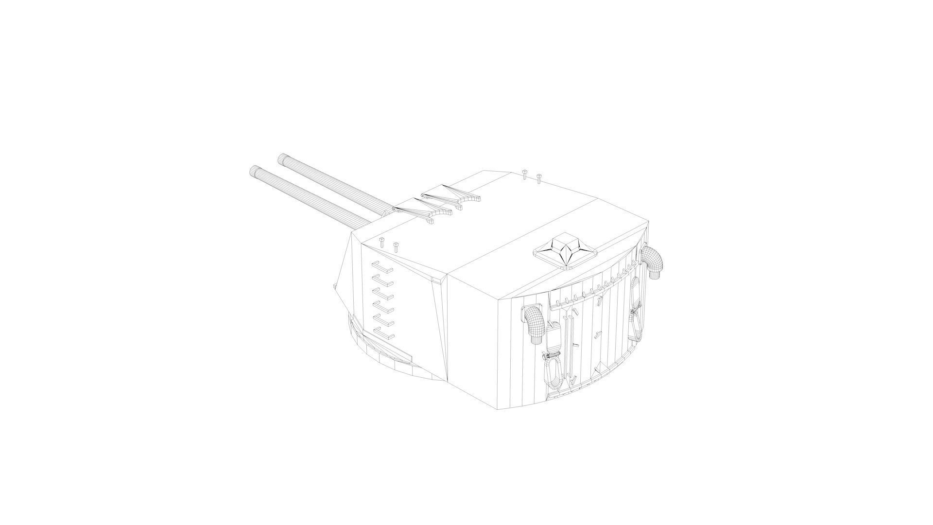 139mm 138mm  50 Mle 1934 Model 1934 3D model_9