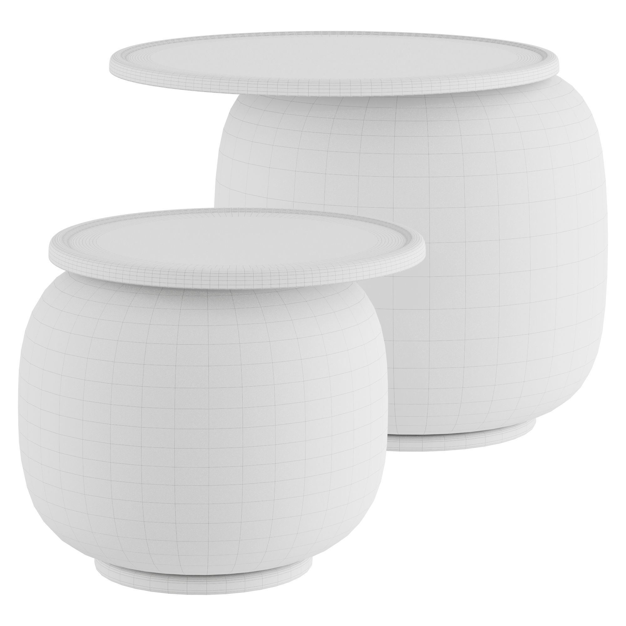 Balanced - Side Table 3D model_2