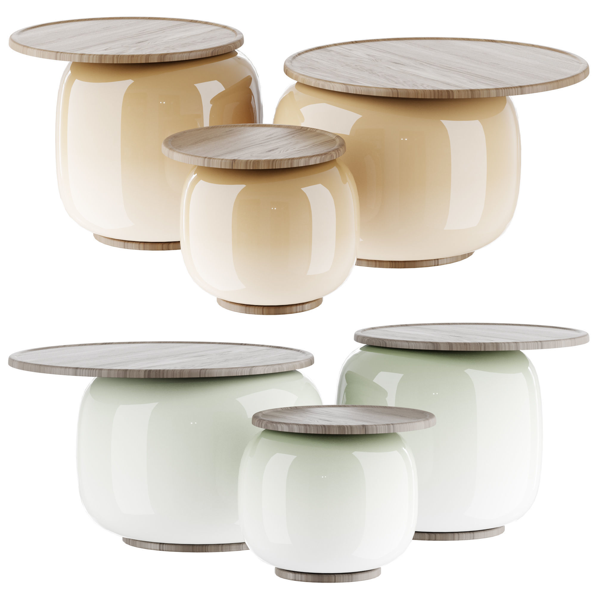 Balanced - Side Table 3D model_1