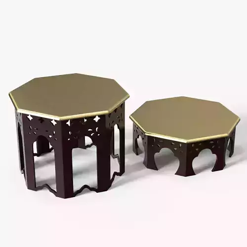 Serving Table and Stool
