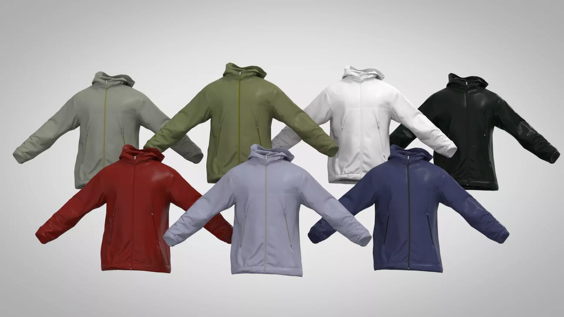 jacket Low-poly 3D model_0
