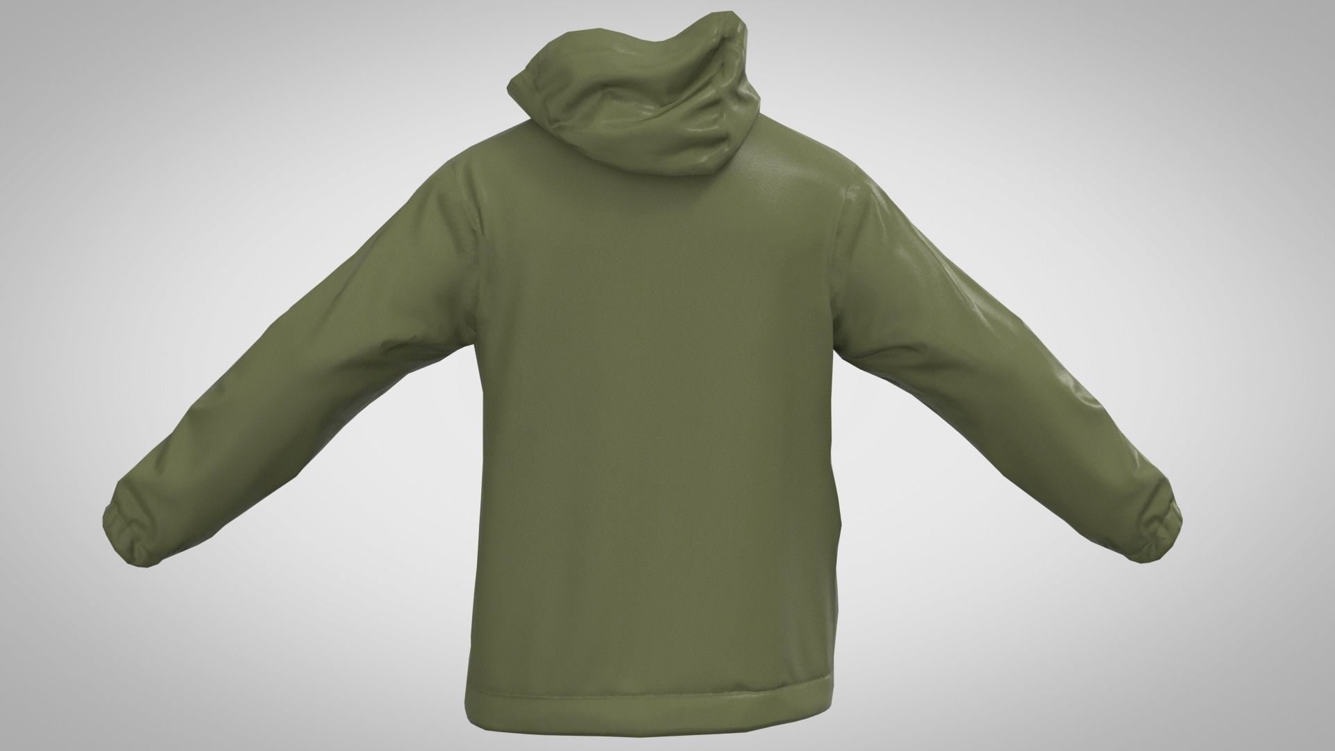 jacket Low-poly 3D model_5