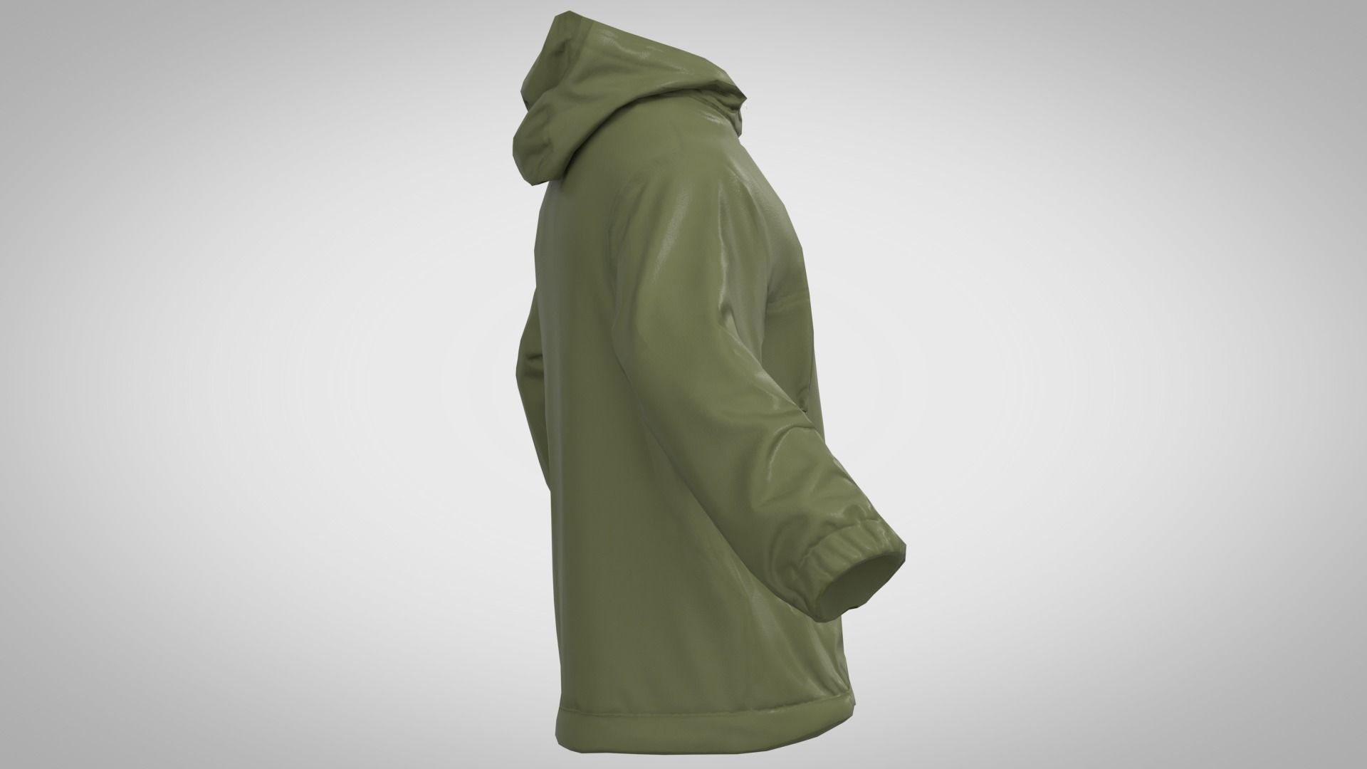 jacket Low-poly 3D model_6