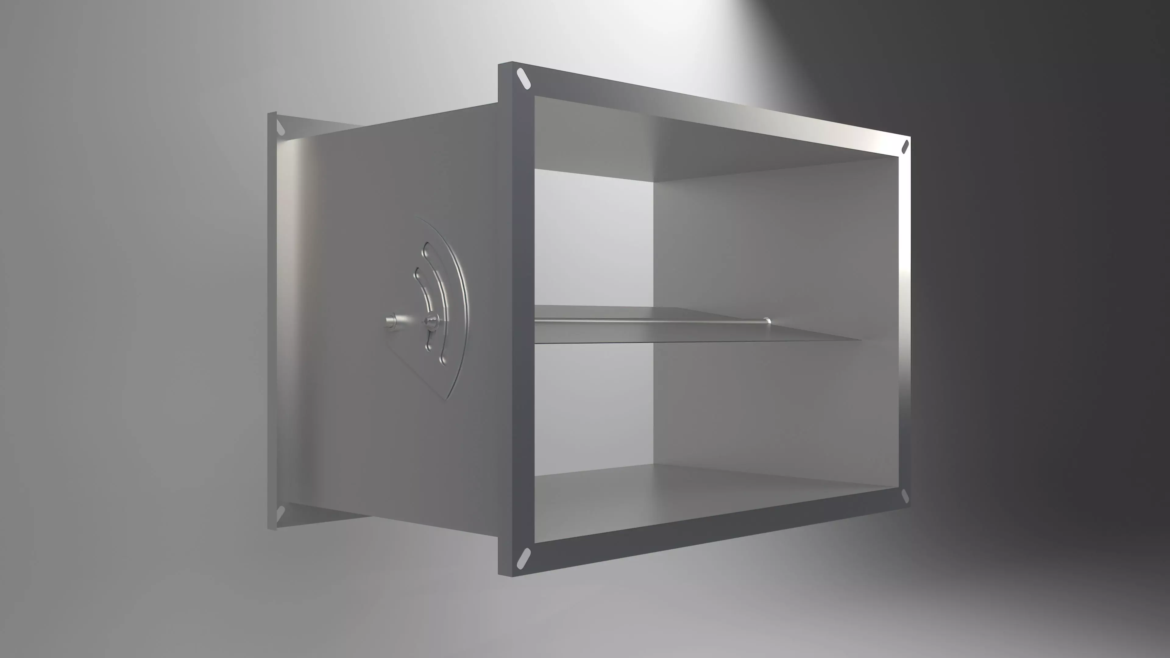 CAV unit box Low-poly 3D model_0