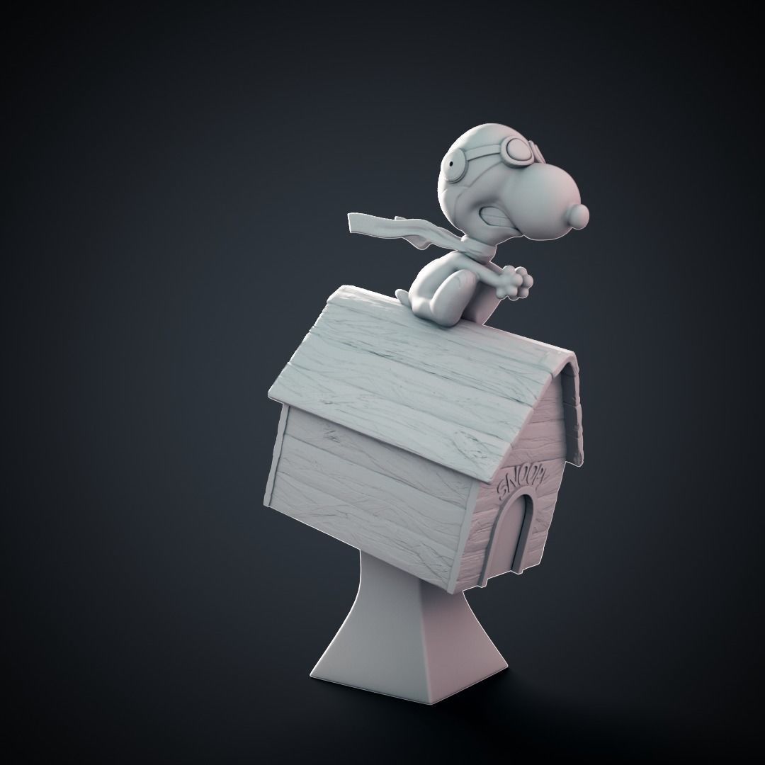 Snoopy - 3D print model cartoon character 3D print model_7