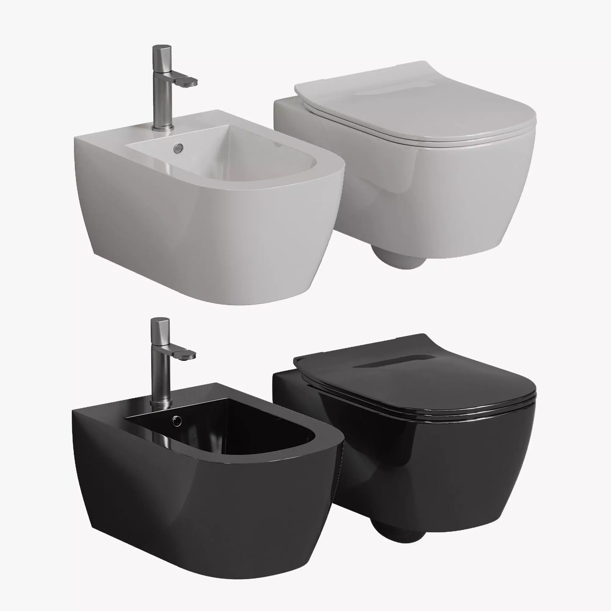 KOMODO geberit toilet seat Low-poly 3D model