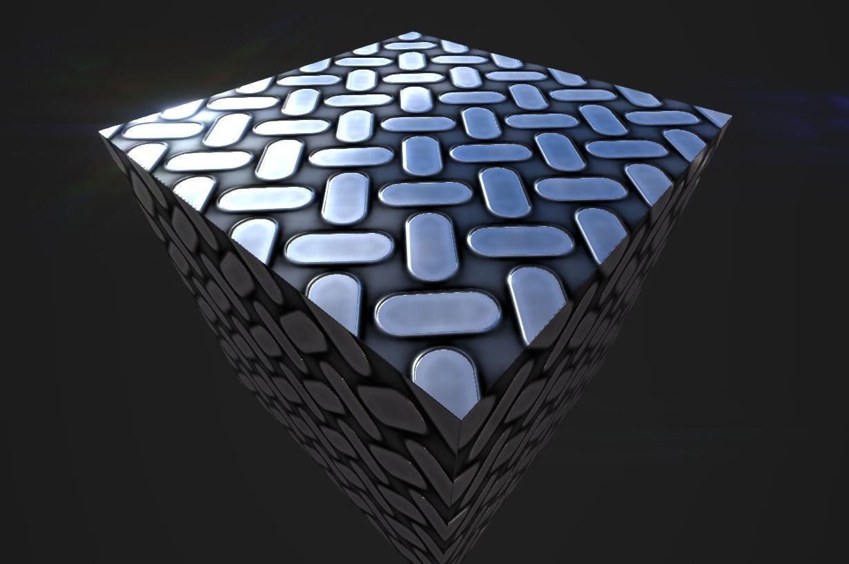 15 embossed pbr materials for metal surfaces set 2 Texture_14