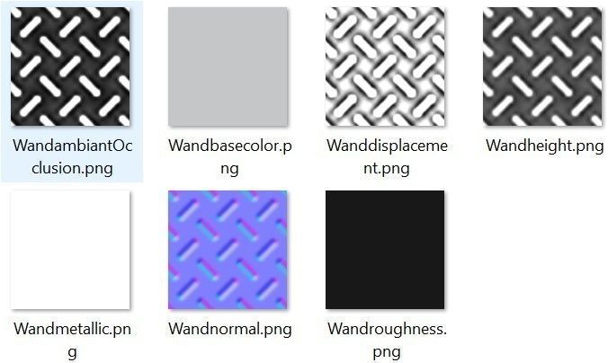 15 embossed pbr materials for metal surfaces set 2 Texture_17