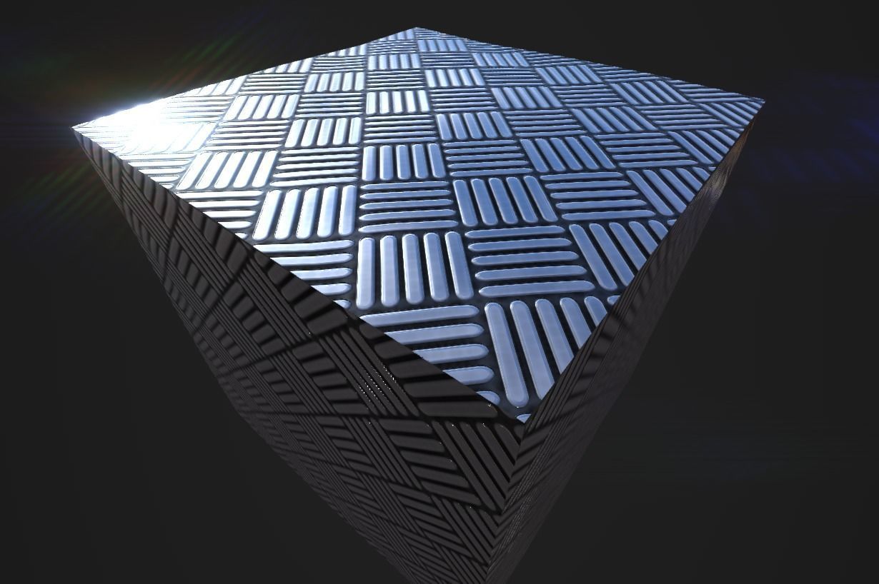 15 embossed pbr materials for metal surfaces set 2 Texture_7