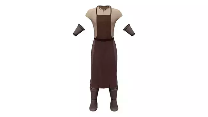 Men Medieval Apron Outfit