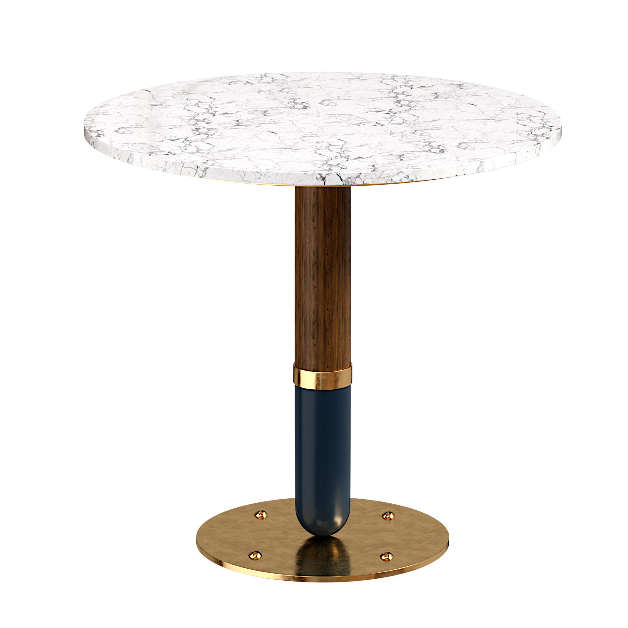 Dining table and chair by Mezzo 3D model_2