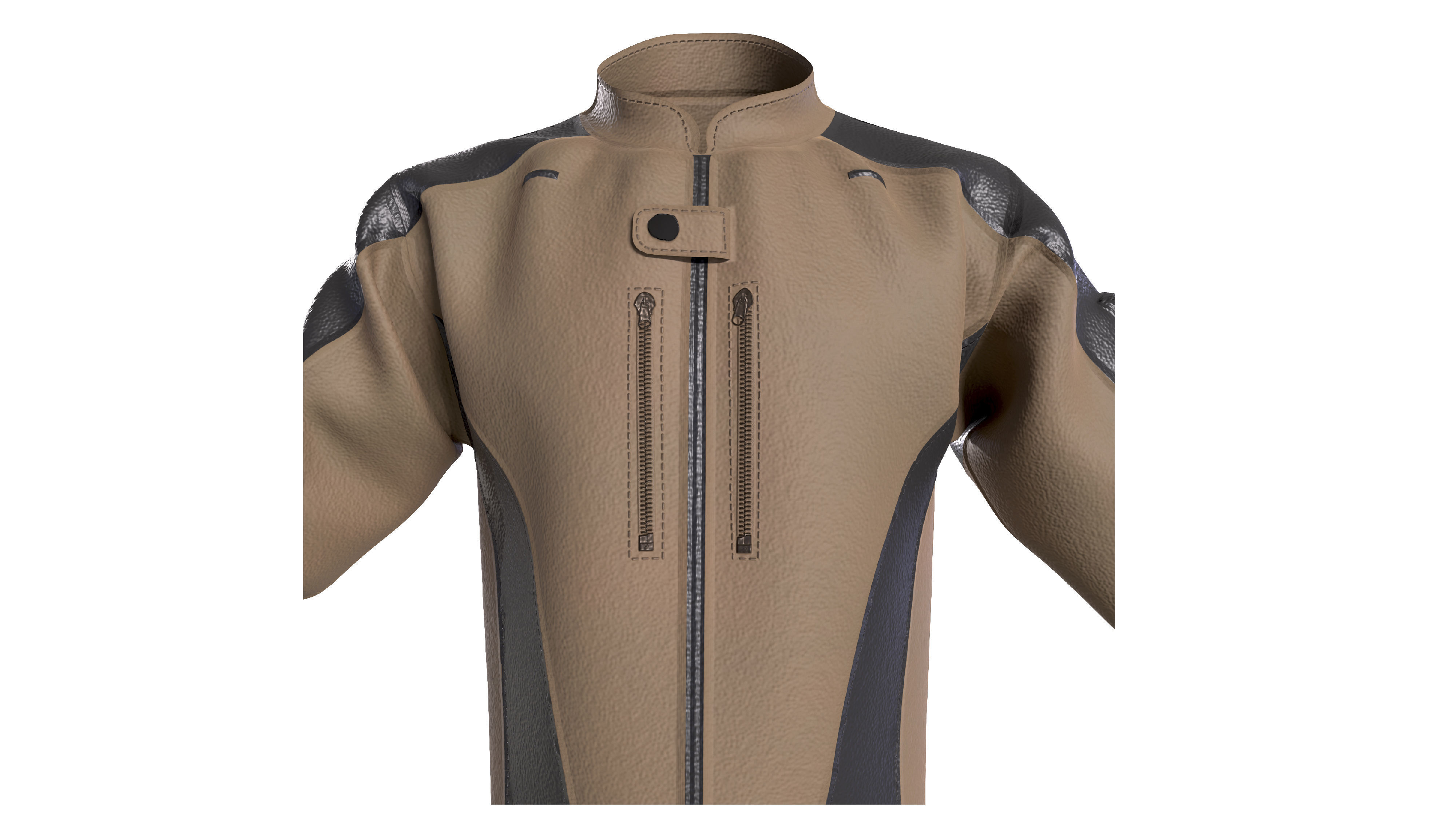 3D jacket clothes outfit 3D model_4