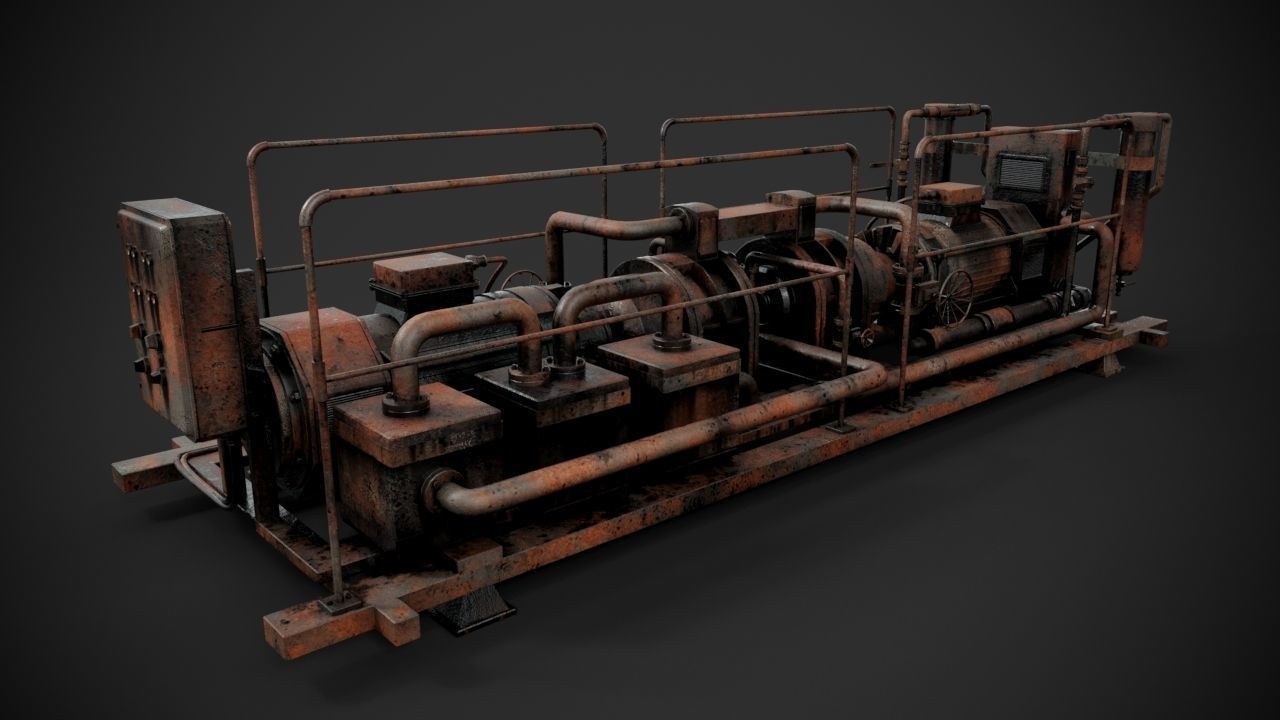 Machinery device 3D model_9