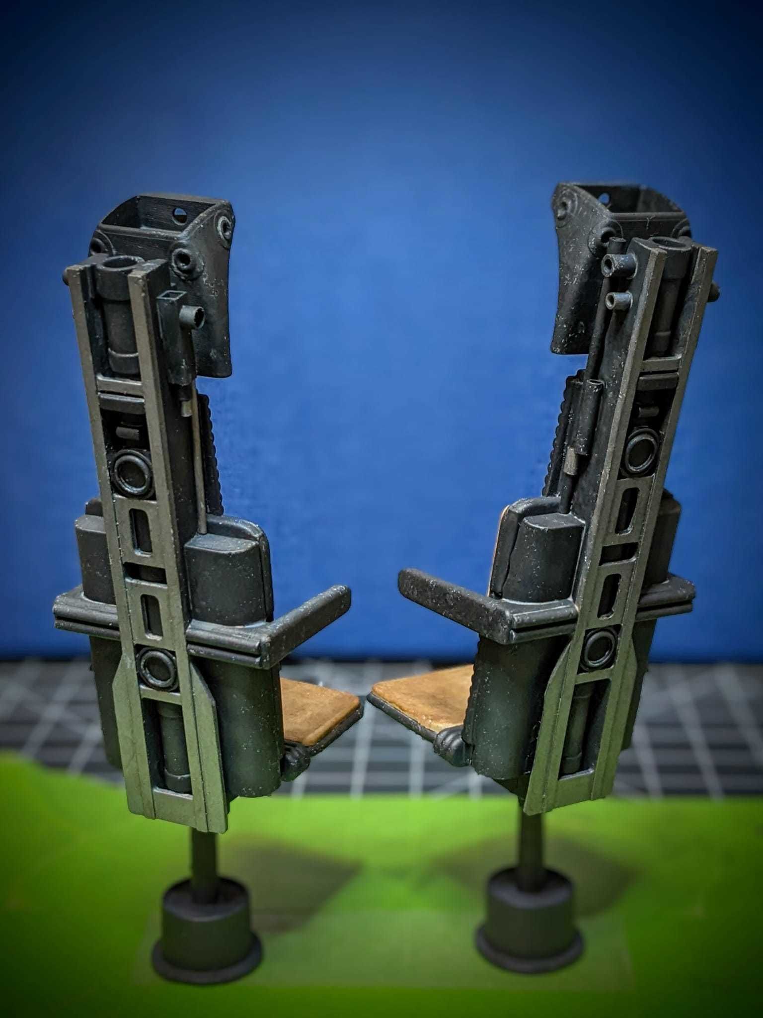 Millennium Falcon cockpit Rear Seats 3D print model_7