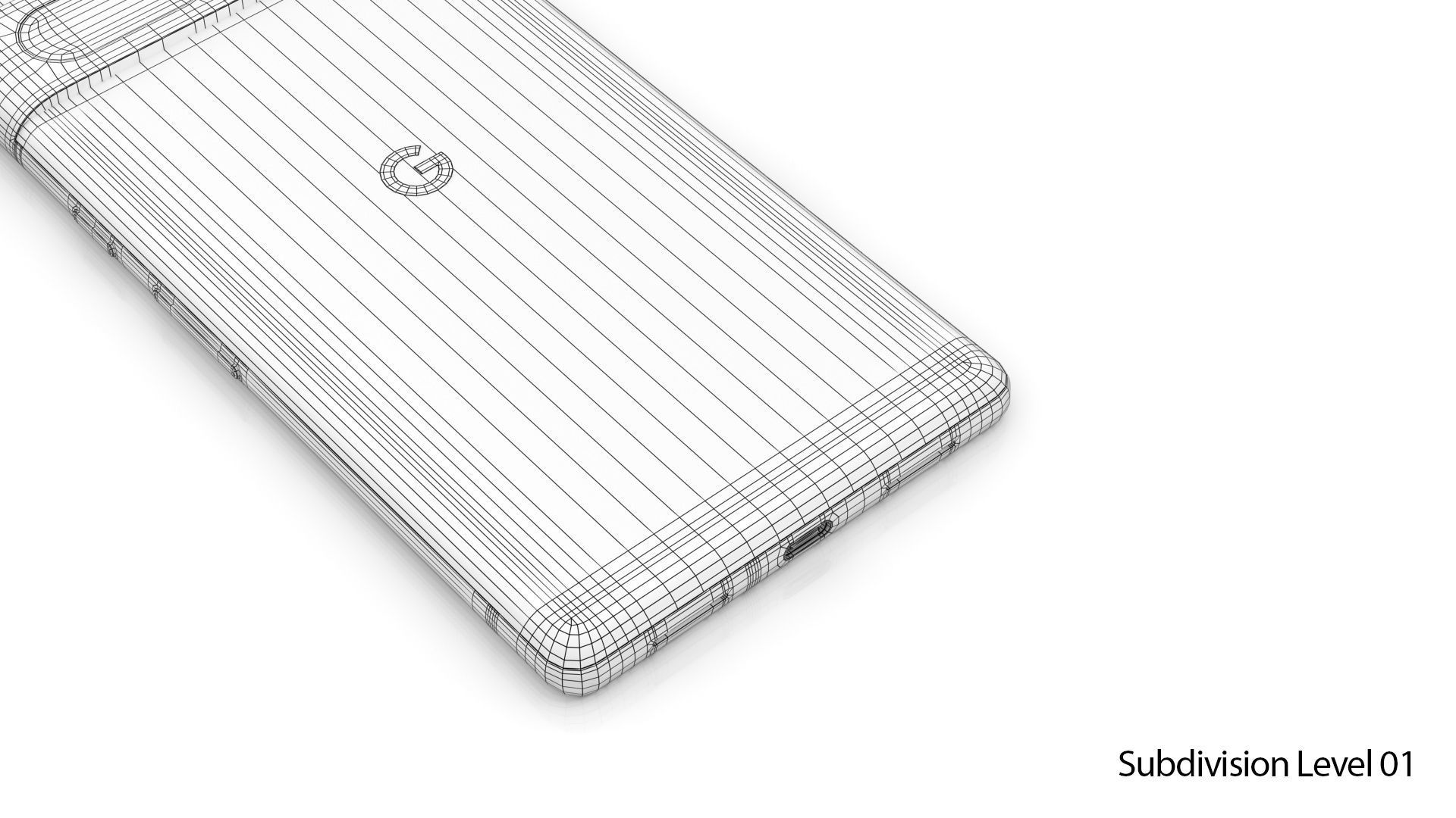 Google Pixel 7 Pro  Low-poly 3D model_25