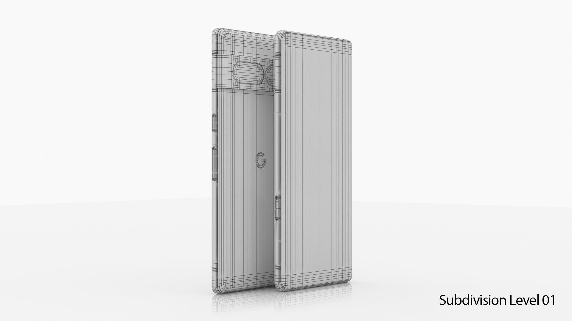 Google Pixel 7 Pro  Low-poly 3D model_13