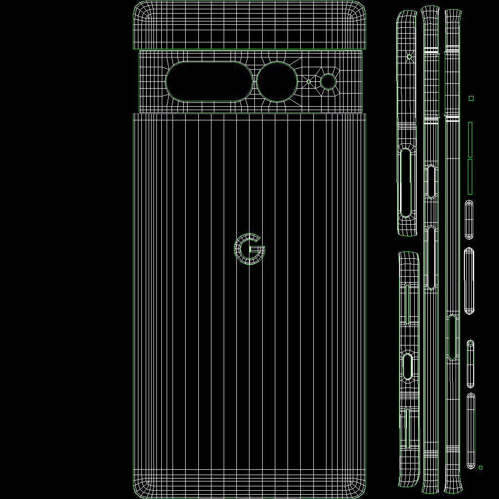 Google Pixel 7 Pro  Low-poly 3D model_31
