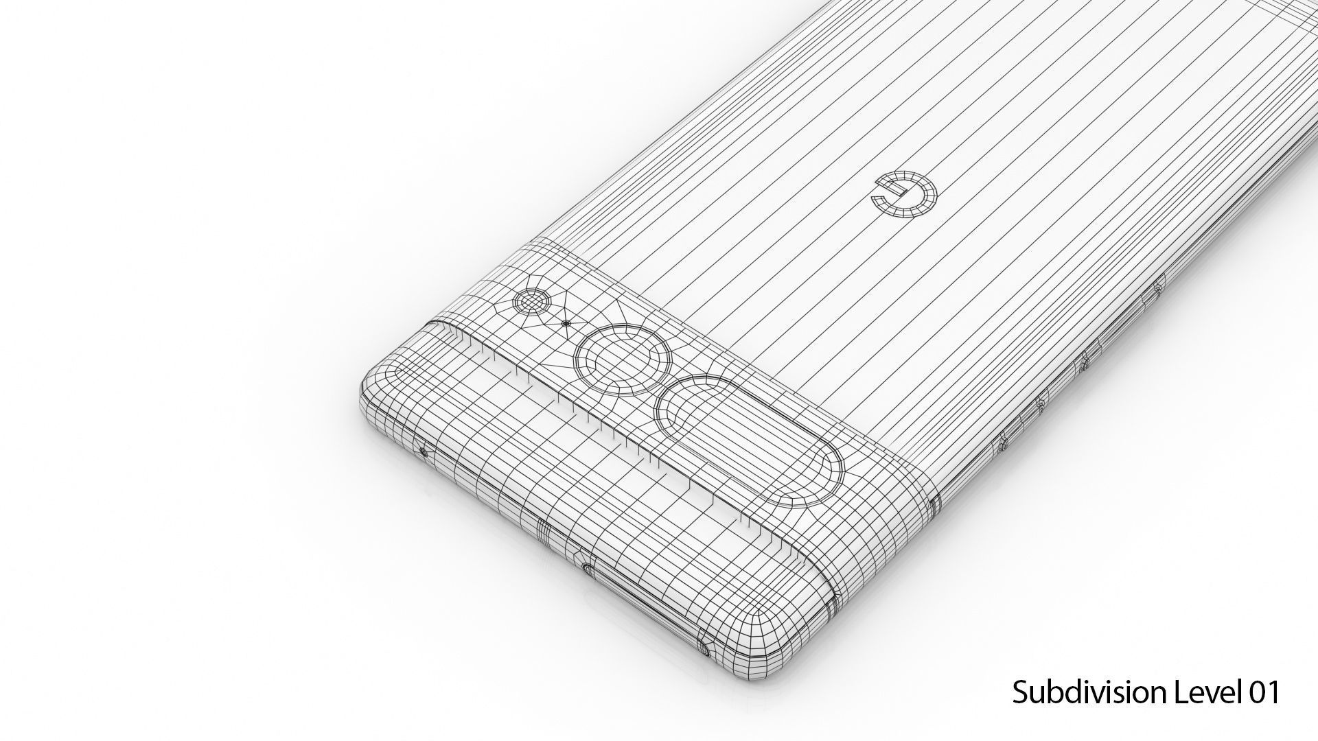 Google Pixel 7 Pro  Low-poly 3D model_24