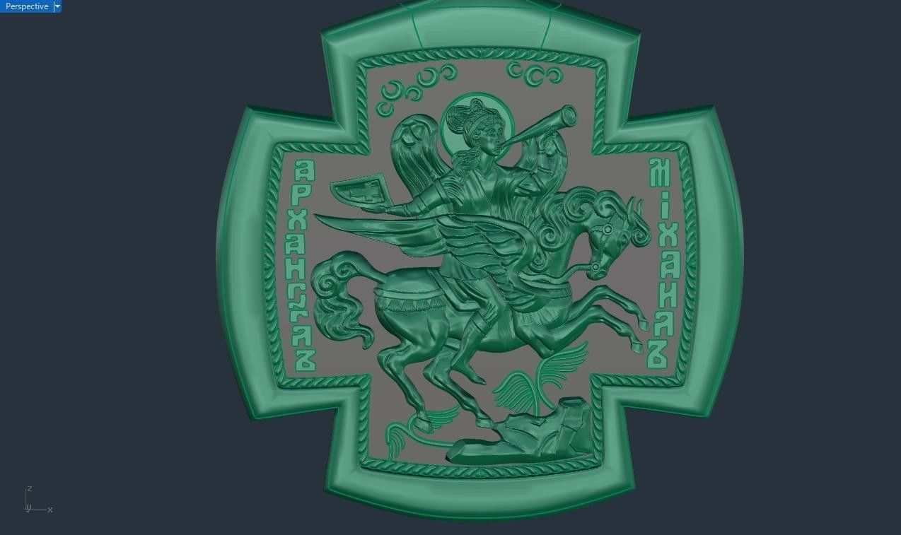 Archangel Michael  3D print model_5