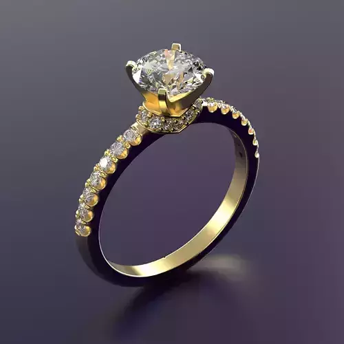 solitare engagement ring 004