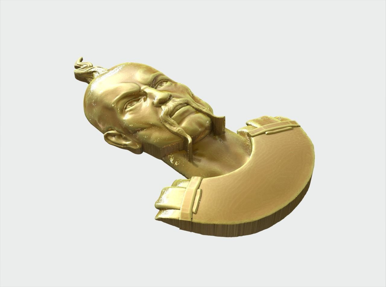 Ukrainian Cossack in body armor 3D print model_1