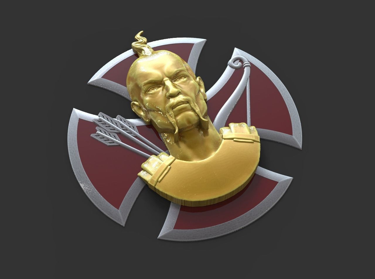 Ukrainian Cossack in body armor 3D print model_5