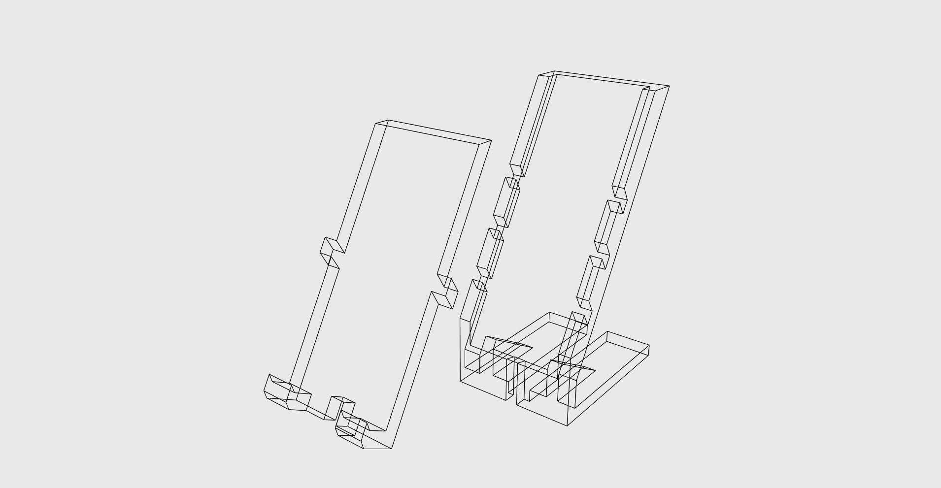 Cellphone holder stand adjustable easy print 3D print model_9