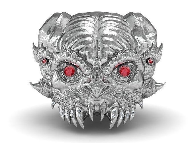 demon ring 3D print model