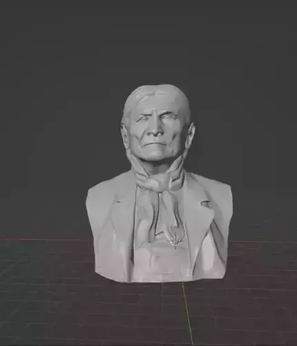 Geronimo bust 3D print model