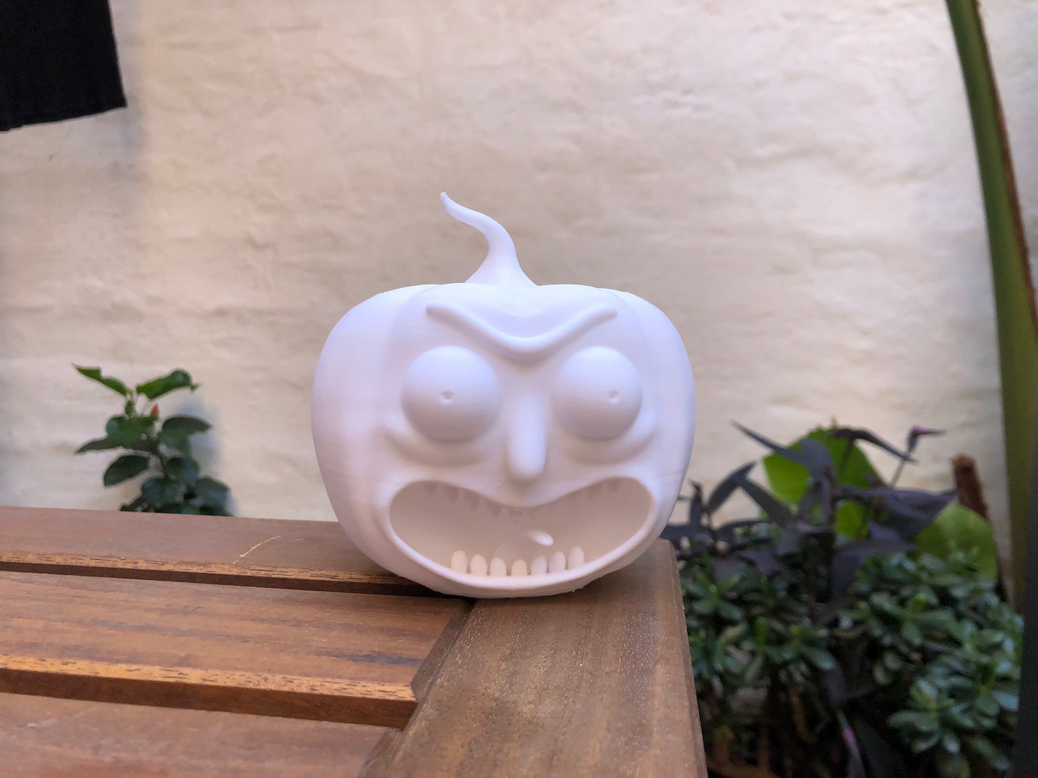 Pumpkin Rick - Candy Bowl 3D print model_1