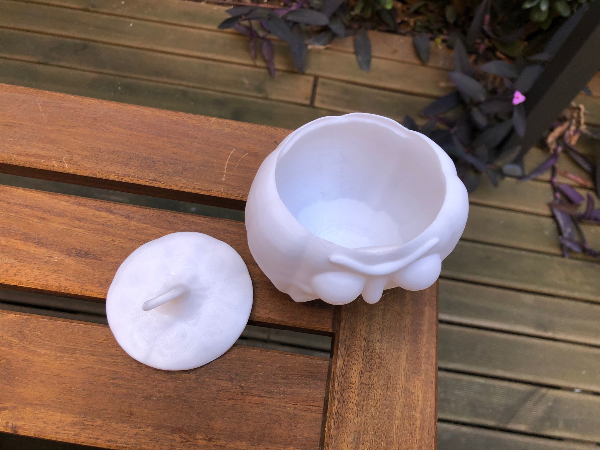 Pumpkin Rick - Candy Bowl 3D print model_3