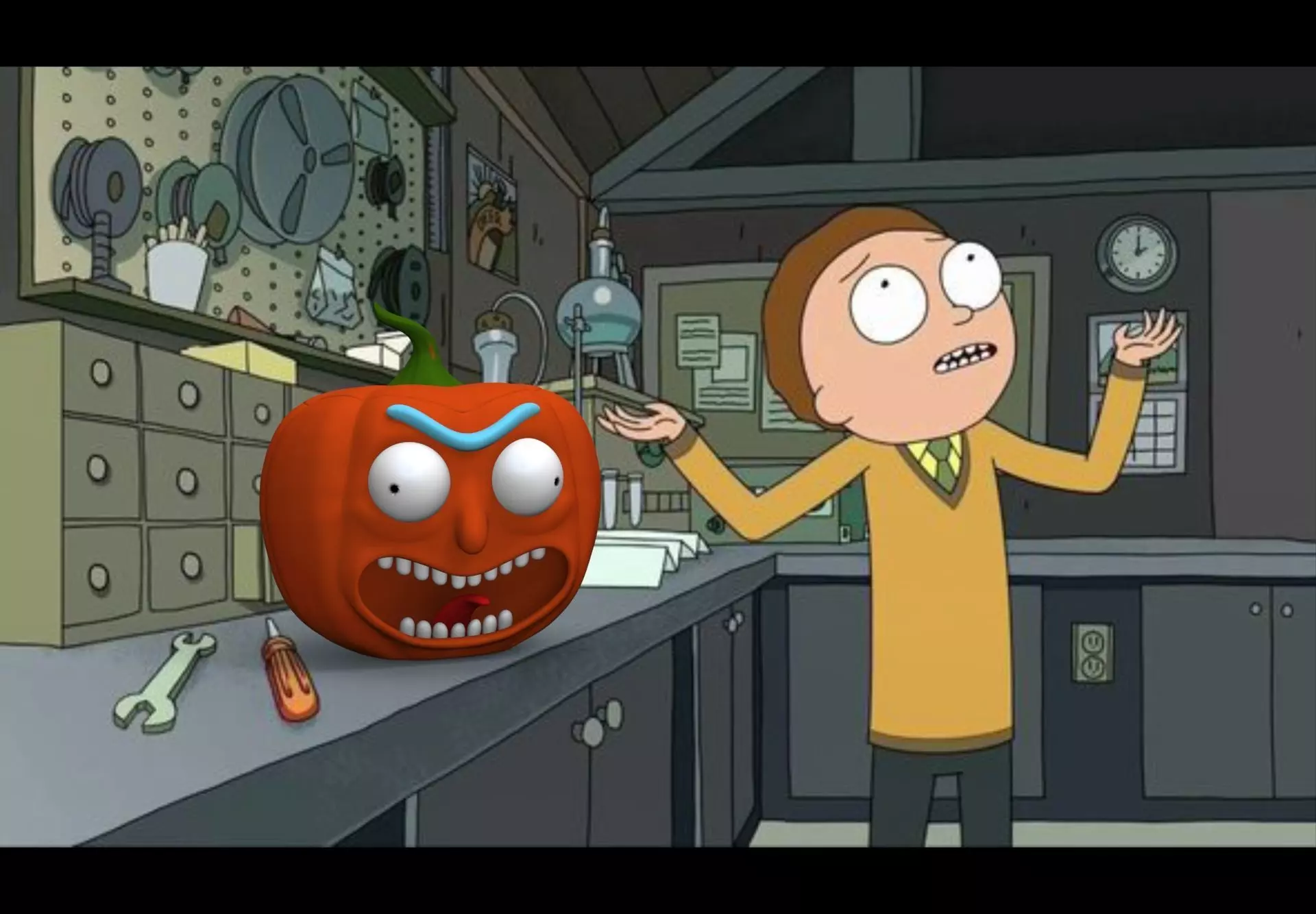 Pumpkin Rick - Candy Bowl 3D print model_0