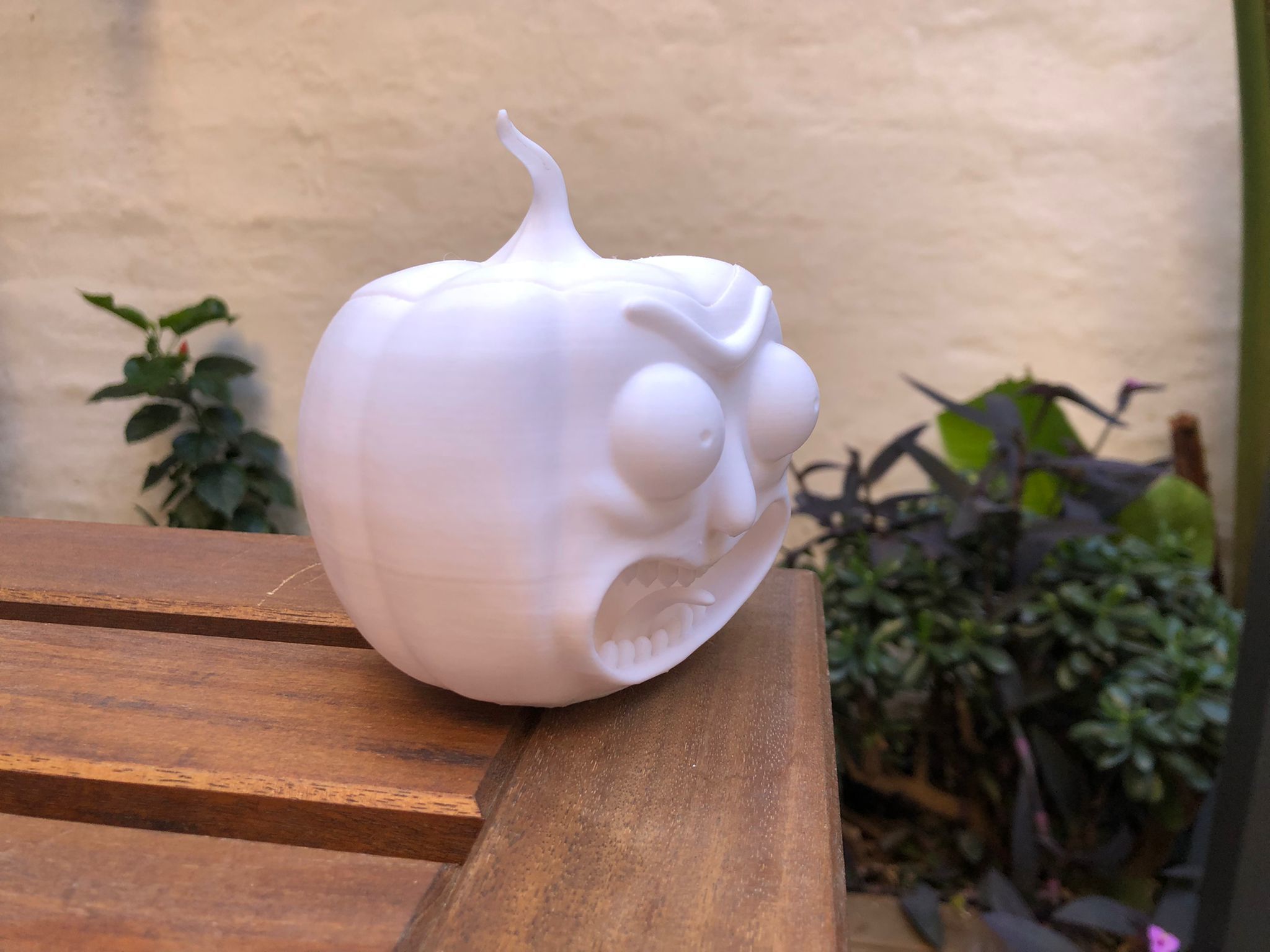 Pumpkin Rick - Candy Bowl 3D print model_2