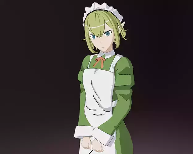 Anime Model Ryuu Lion Midle-poly for render Low-poly 3D model Anime Model Ryuu Lion Midle-poly for render Low-poly 3D model