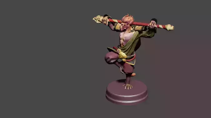 Monkey King Printable from Dota2