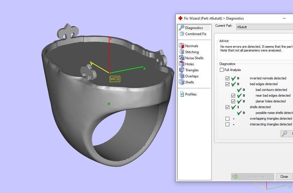 Skull bone ring 3D print model_13