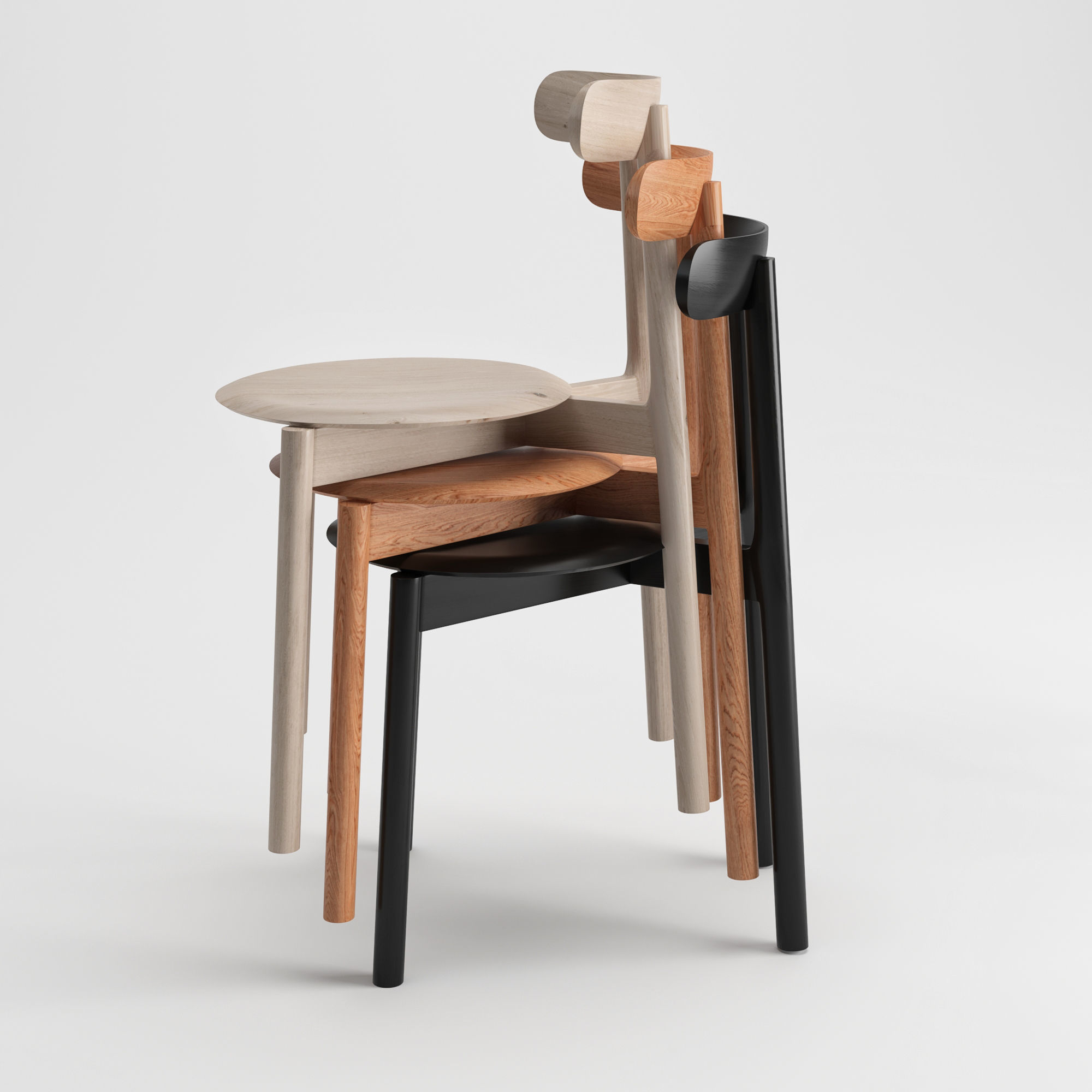 Bice chair 3D model_1