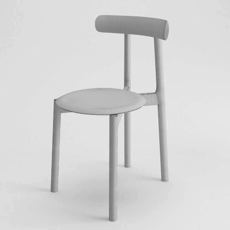 Bice chair 3D model_4