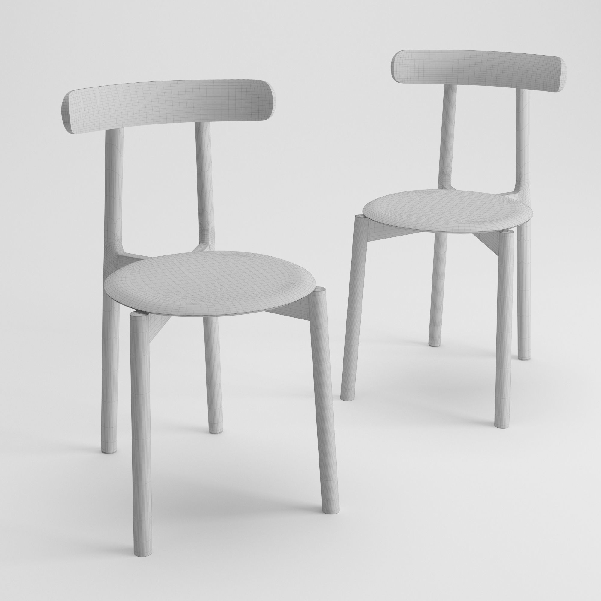Bice chair 3D model_2