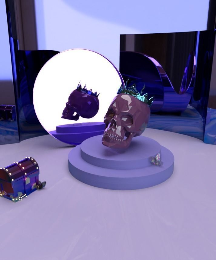 King Skull 3D model_2