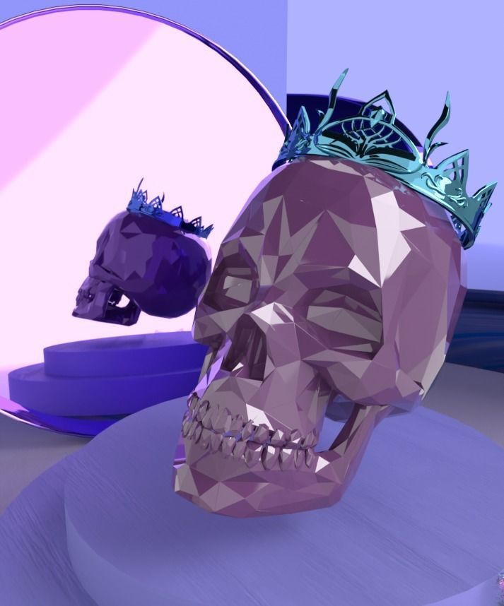 King Skull 3D model_1