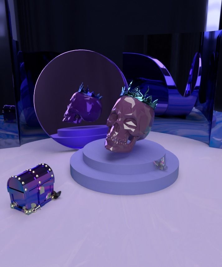 King Skull 3D model_4