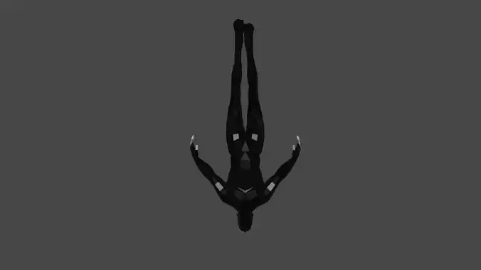 afterlife falling man 3D print model