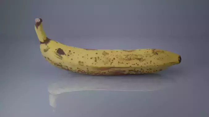 Photoscanned Banana