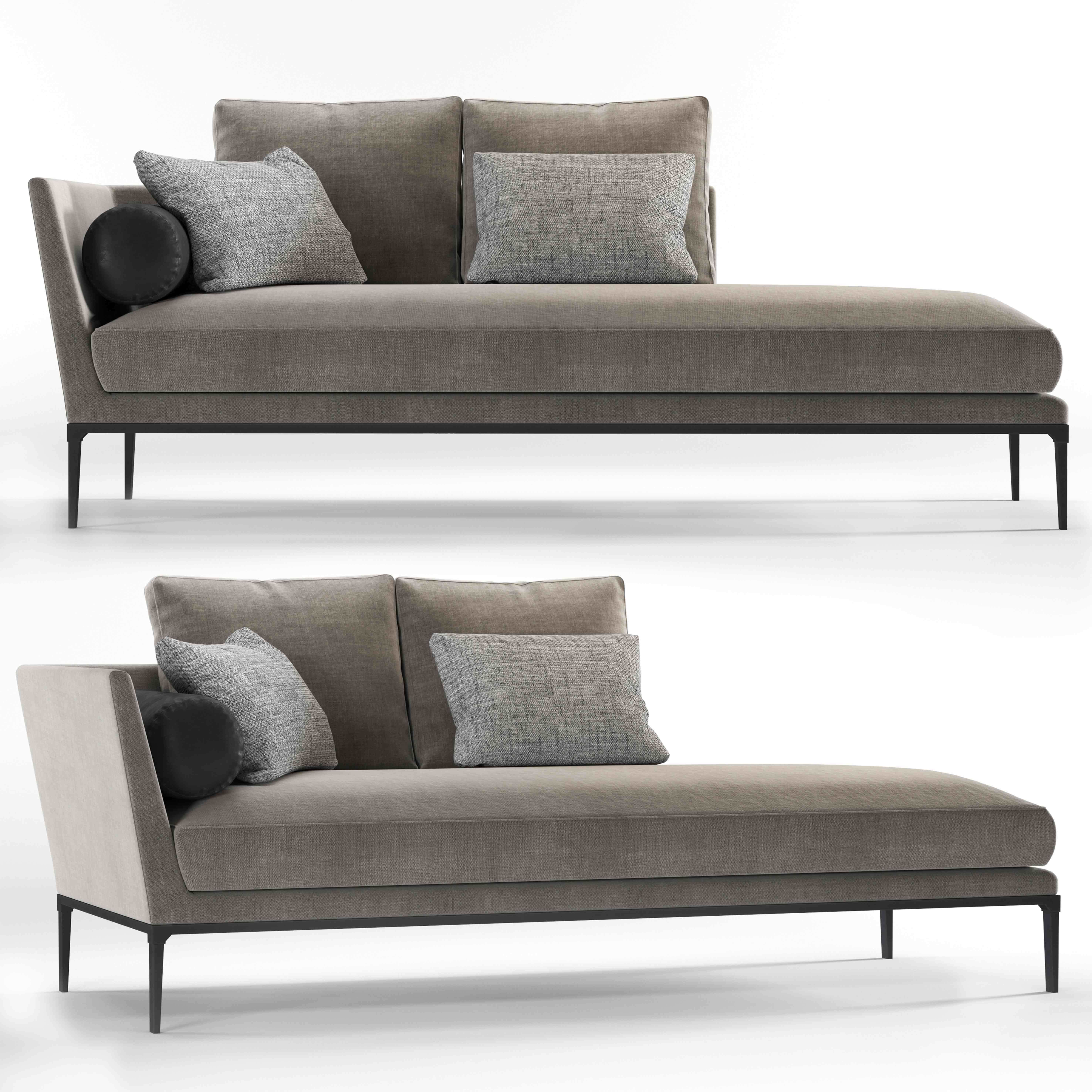 b and b sofa 3D model_1