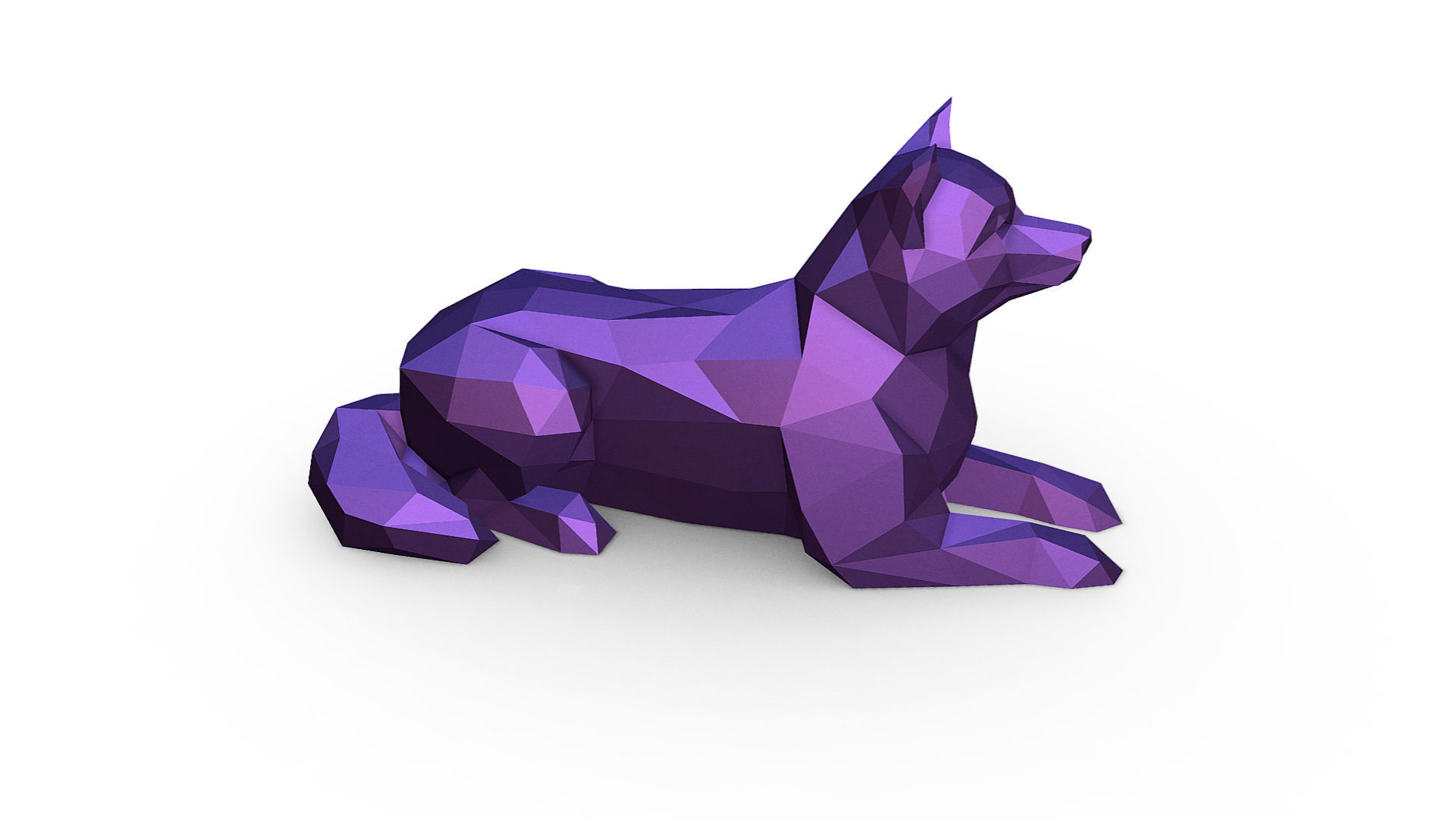 shiba inu 3D print model_6